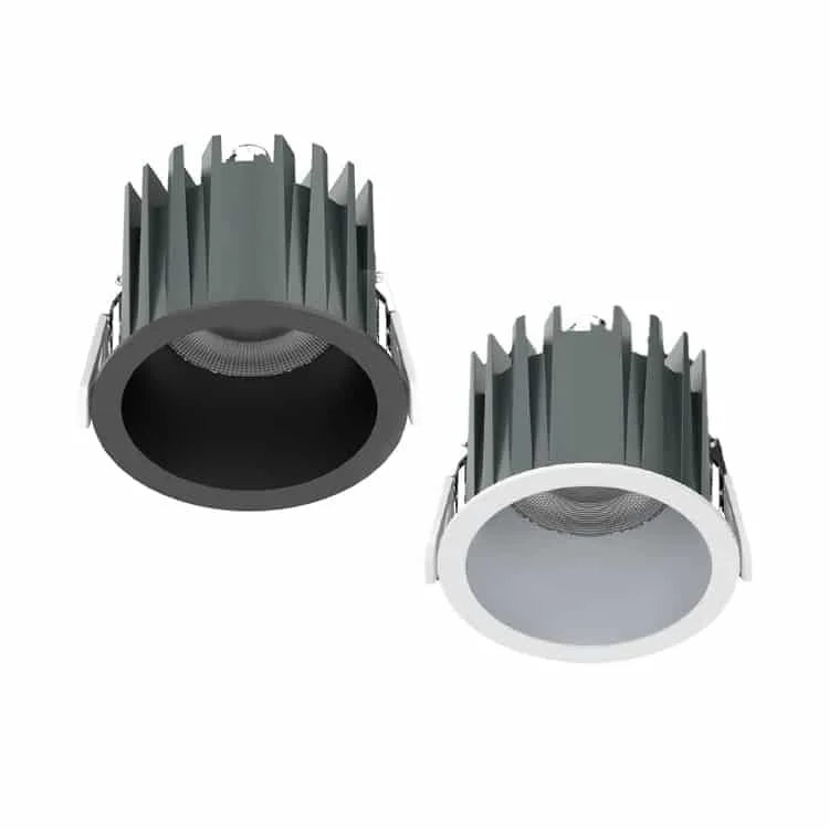Black and white HOYUWO LED recessed downlights